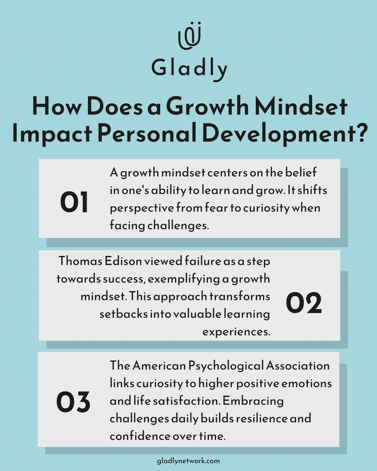 Infographic How Does a Growth Mindset Impact Personal Development