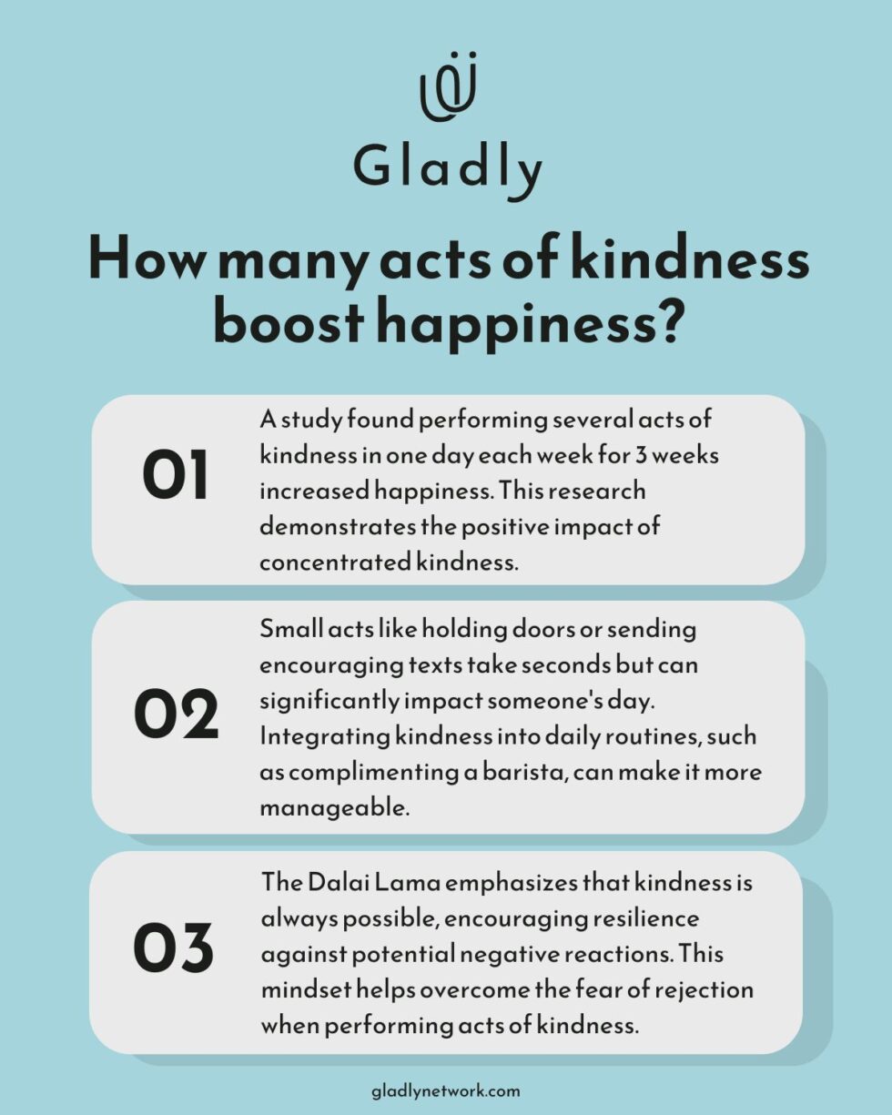 Small Acts of Kindness That Make a Big Difference - Gladly Network