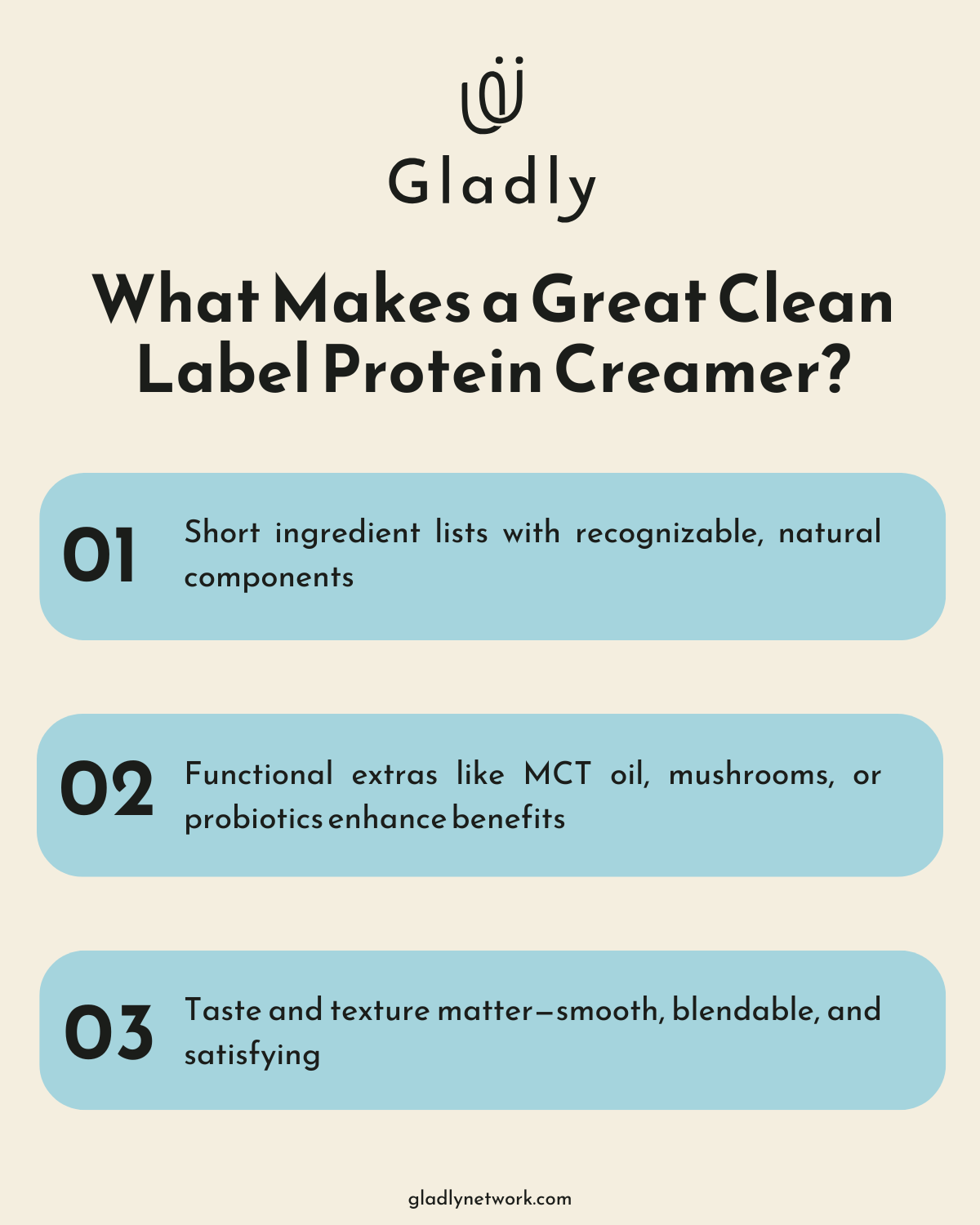Infographic: How much protein should a creamer contain?