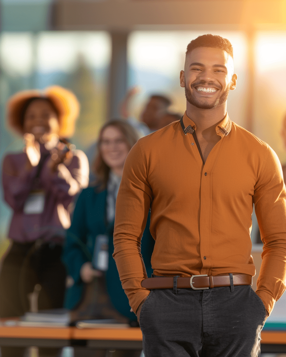 How-One-Dental-Rep-Rebuilt-Loyalty-cv1-min Male sales representative in office workspace, representing trust and loyalty.