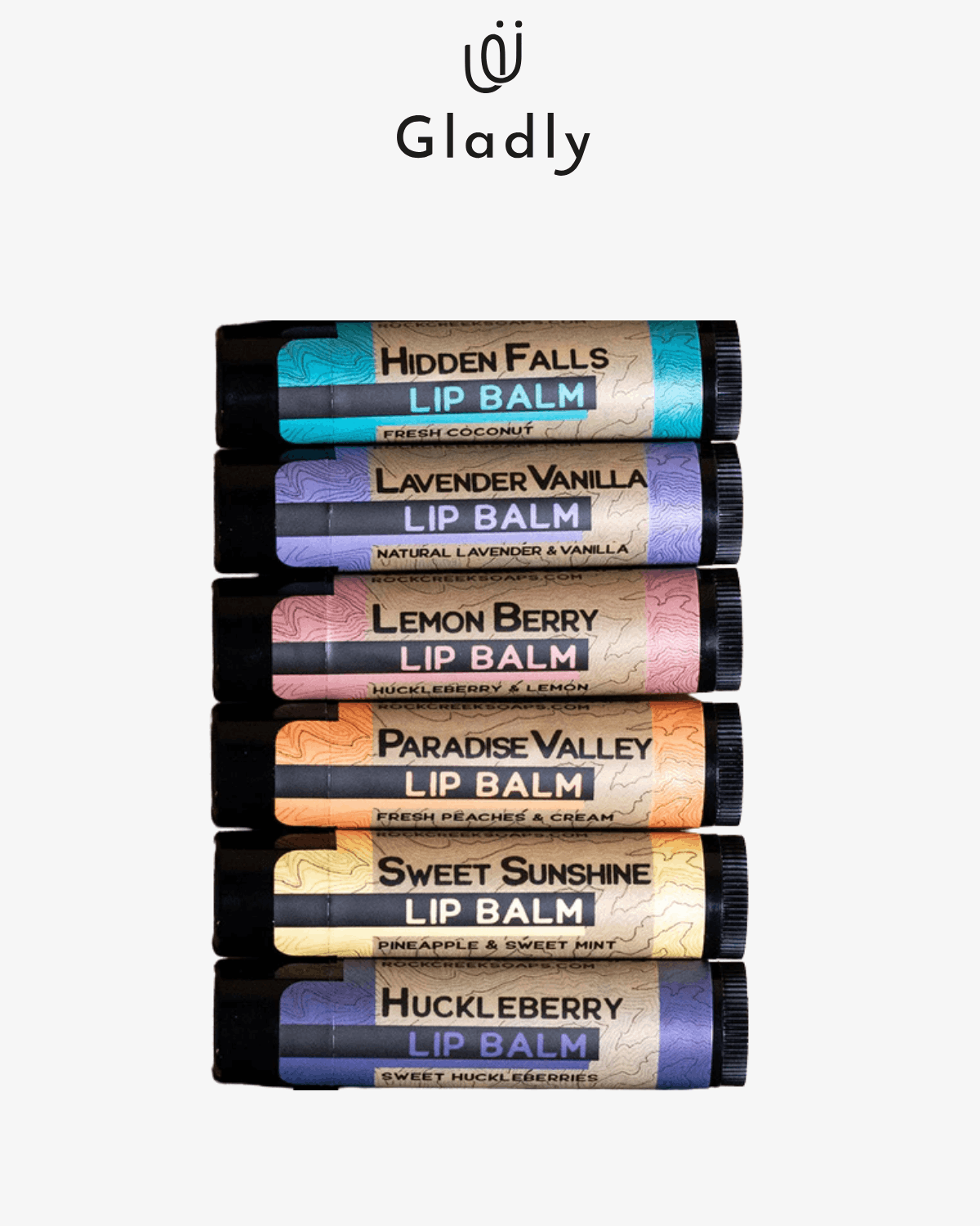 Natural lip balm multipack, sustainable lifestyle essentials for beginners