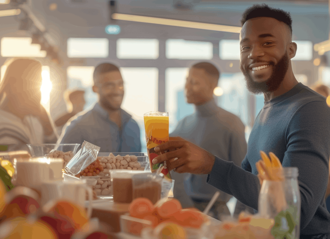 The Snacks You Keep Buying vs. The Ones You Actually Eat-cv Friends enjoying healthy snacks you’ll actually eat at a casual gathering.