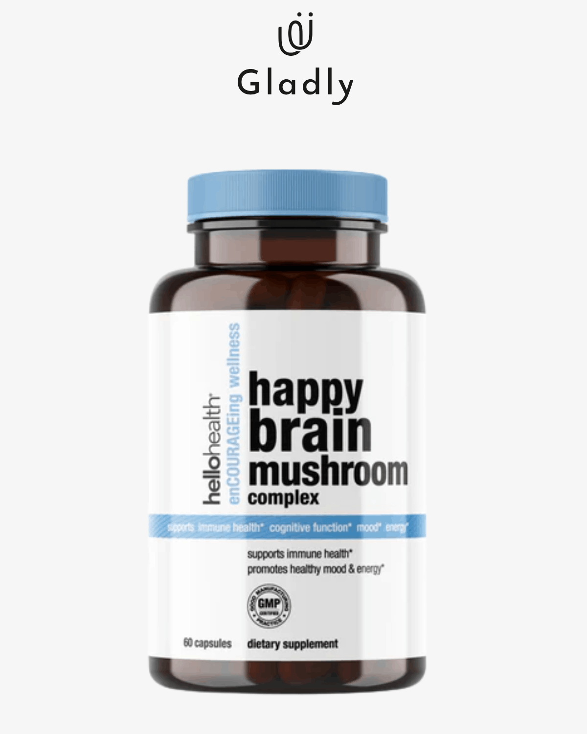 self-care products for busy women hellohealth happy brain mushroom complex supplemen