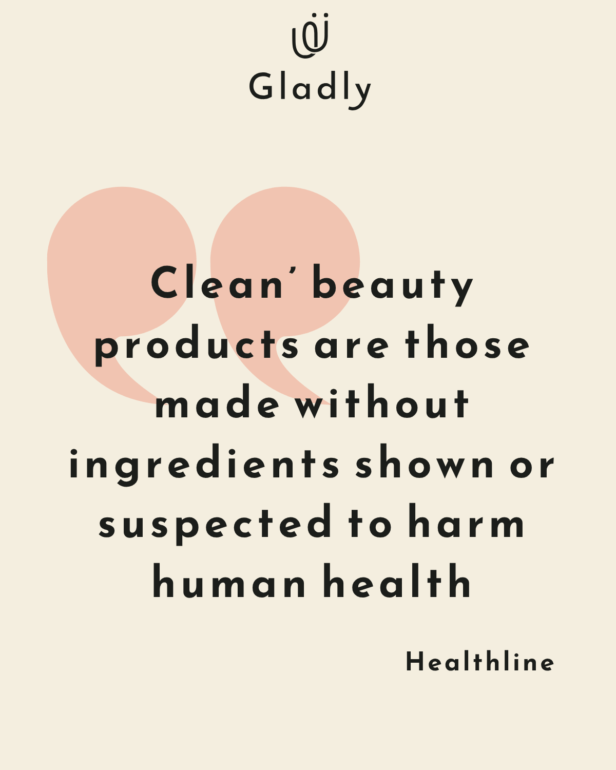 non-toxic skincare clean beauty quote graphic