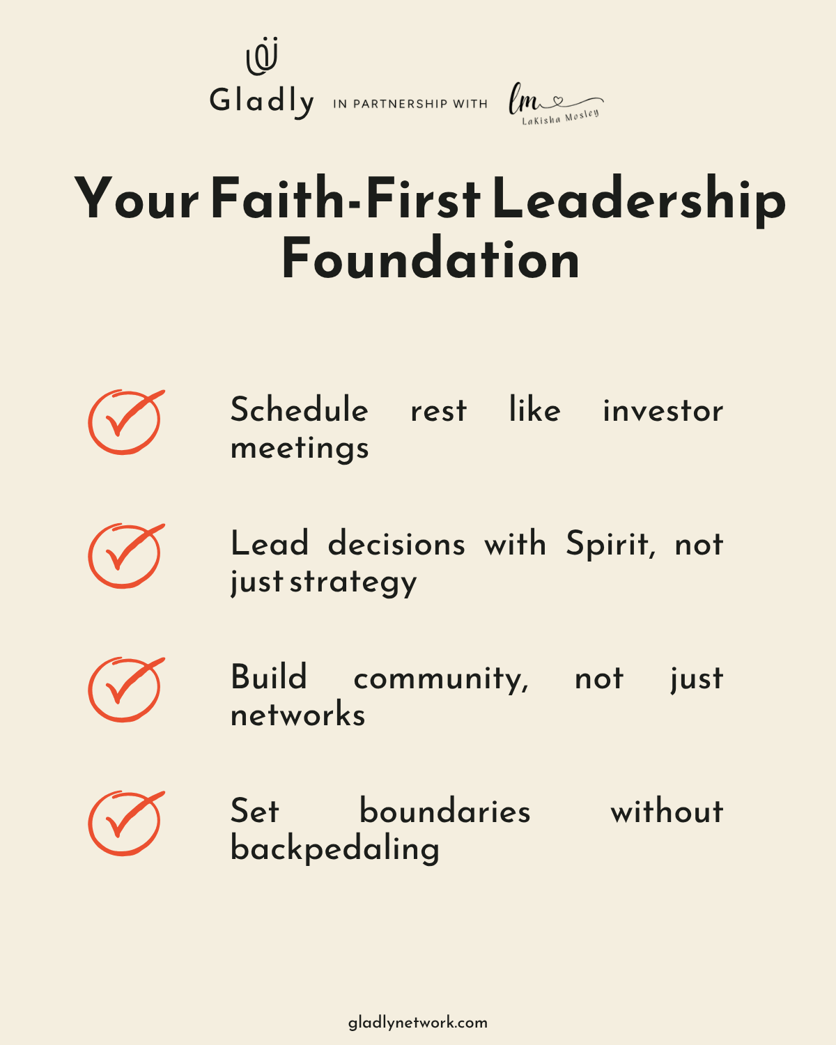 faith-first leadership checklist for intentional leadership and business boundaries