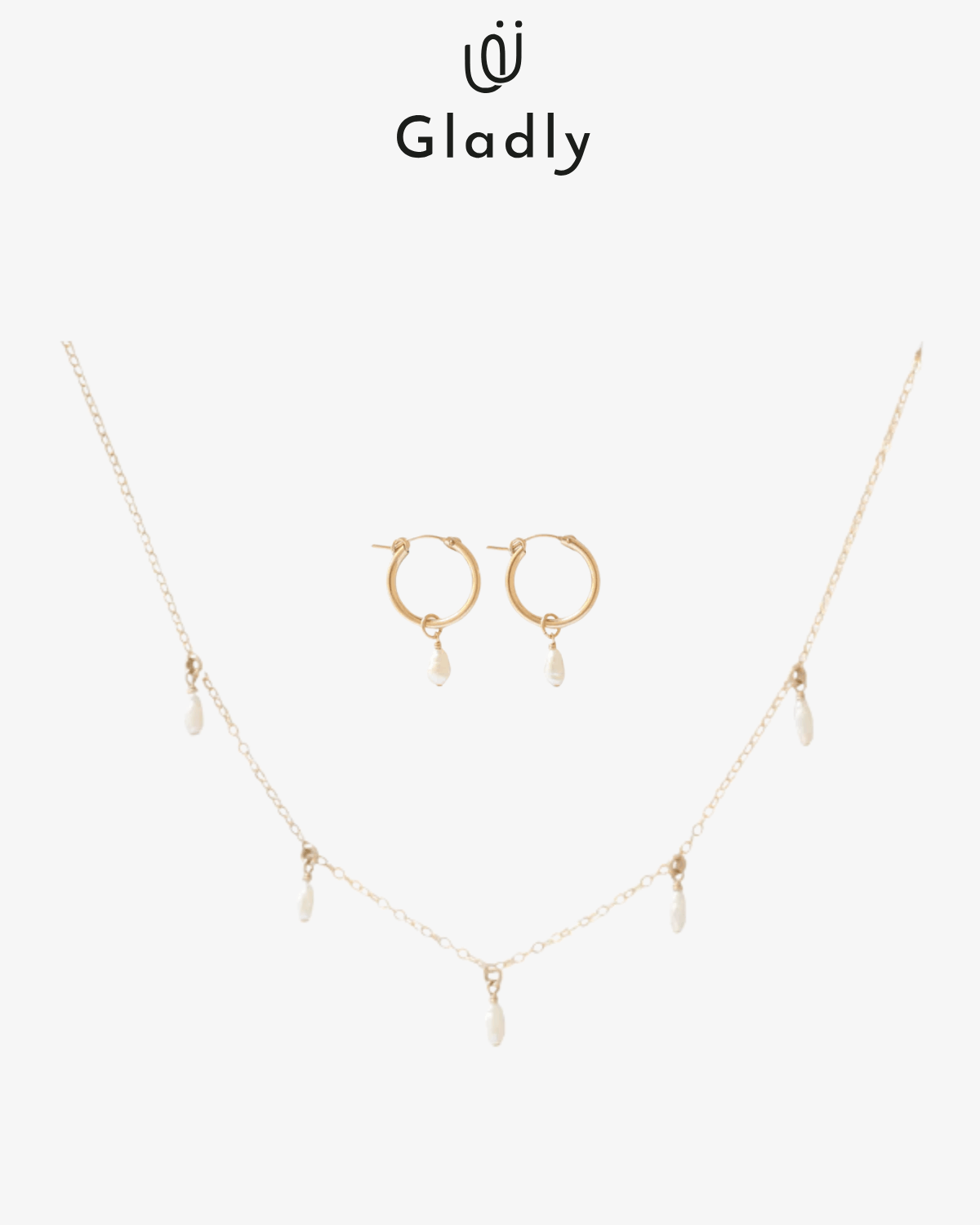 Urth & Sea minimalist pearl jewelry natural elegant necklace women confidence style